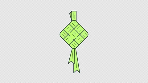 Ketupat 스톡 동영상 335485906