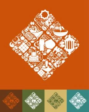 Ketupat icon イラスト素材
