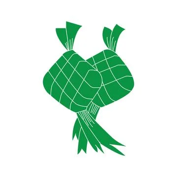 Ketupat icon template イラスト素材