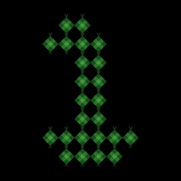 Ketupat number 1 shape. Eid al-Fitr and Adha holiday dishes. Ketupat in org.. Illustrazione stock