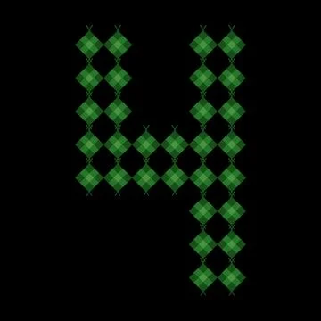 Ketupat number 4 shape. Eid al-Fitr and Adha holiday dishes. Ketupat in org.. Stock Illustration