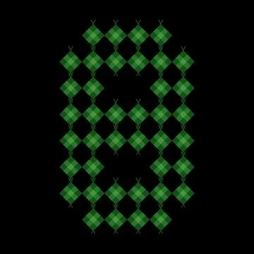 Ketupat number Eight shape. Eid al-Fitr and Adha holiday dishes. Ketupat in.. Stock Illustration