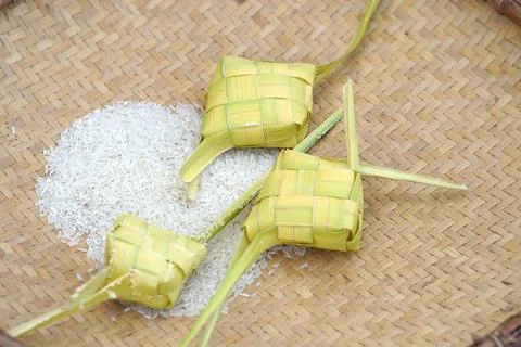 Ketupat Stockfoto's