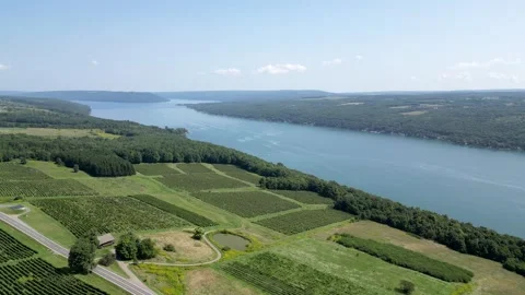Keuka Lake, NY Stock Footage 294870495