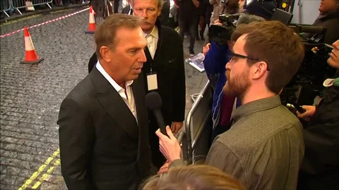 Kevin Costner and Gal Gadot attend UK pr... | Stock Video | Pond5