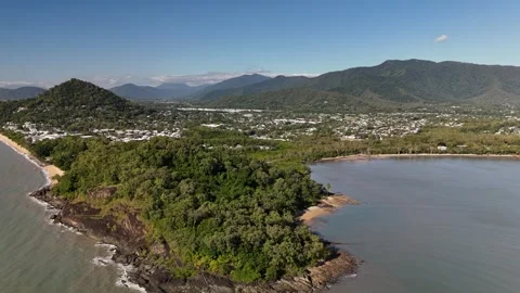Kewarra Beach, Taylor Point, and Trinity Beach, Cairns, Queensland, Australia Stock Footage 311218115