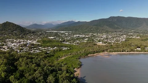 Kewarra Beach, Taylor Point, and Trinity Beach, Cairns, Queensland, Australia Stock Footage 311218751