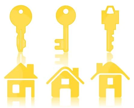 Key and the house Illustration