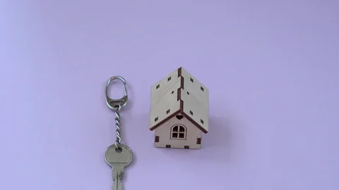 Key and keychain Stock Footage 111372425
