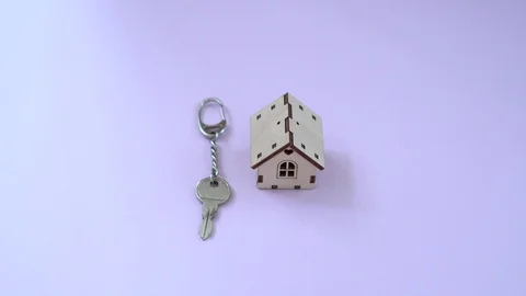 Key and keychain Stock Footage 111372622