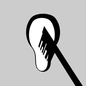 Key and keyhole Stock Illustration