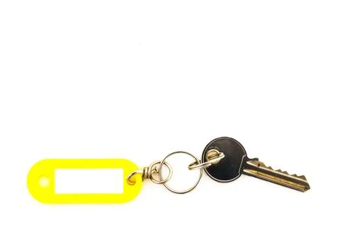Key and label Stock Photos