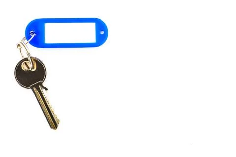 Key and label Stock Photos