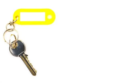 Key and label Stock Photos