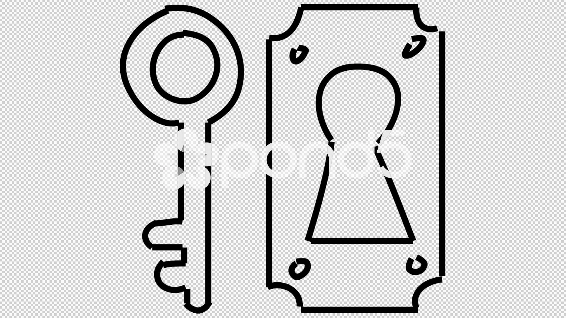 Lock with key line icon concept. Lock with key vector linear illustration,  symbol, sign Stock Vector Image & Art - Alamy