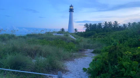 Key biscayne light house Video stock 161205464