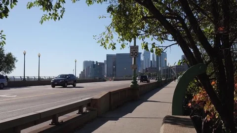 Key Bridge traffic, Washington DC Stock Footage 84782218