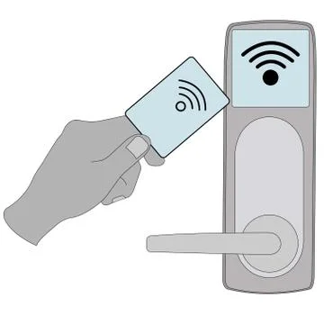 Key card Stock Illustration