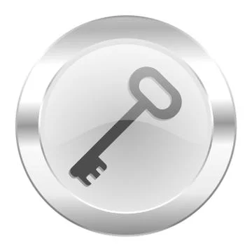 Key chrome web icon isolated. Ilustración de archivo