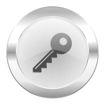 Key chrome web icon isolated. Ilustración de archivo