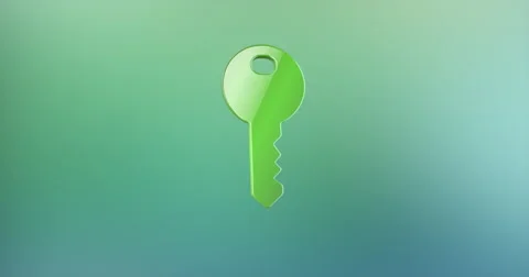 Key Color 3d Icon Video stock 67349367
