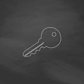 Key computer symbol Stock Illustration