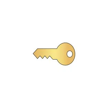 Key computer symbol Stock Illustration
