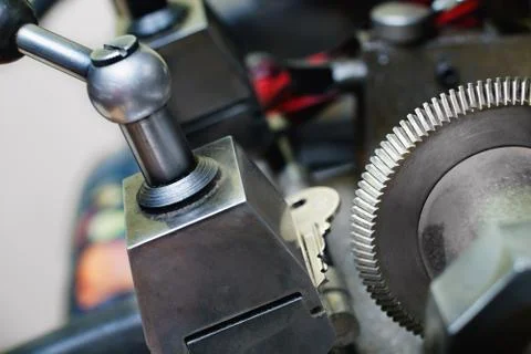 Key copying machine Foto stock