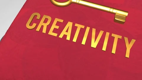 Key to creativity concept Stock Footage 108375964