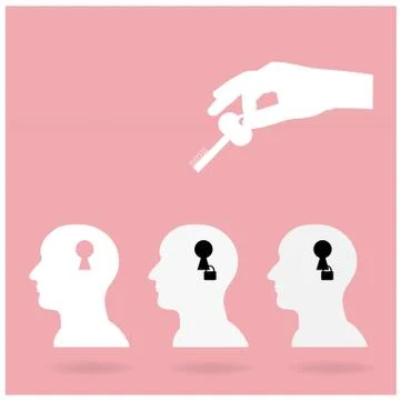 Key of creativity Stock Illustration