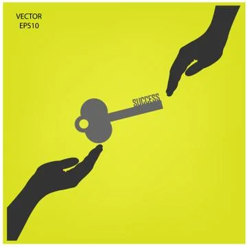 Key of creativity Stock Illustration