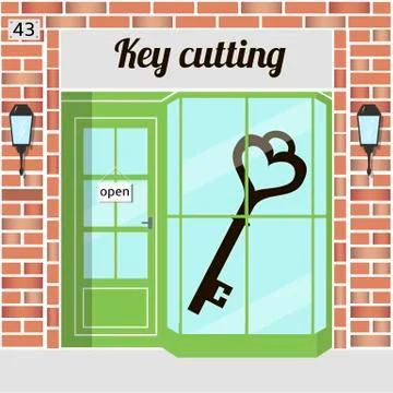 Key cutting Stock Illustration