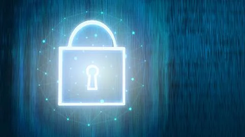 Key cyber security technology digital network datum lock protection login logout Stock Photos