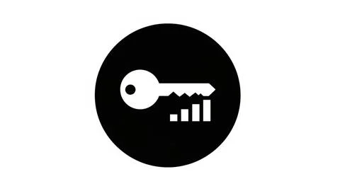 Key to data analysis Stock Illustration
