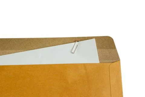 Key documents in the envelope Stock Photos