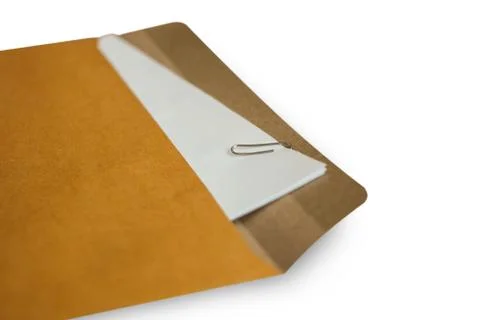 Key documents in the envelope Stock Photos