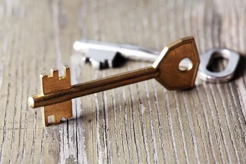 The Key To The Door Lock Stock Photos