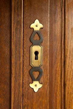 Key doorplate Stock Photos