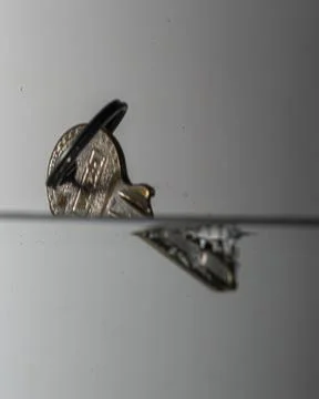 Key drops in water Stock Photos