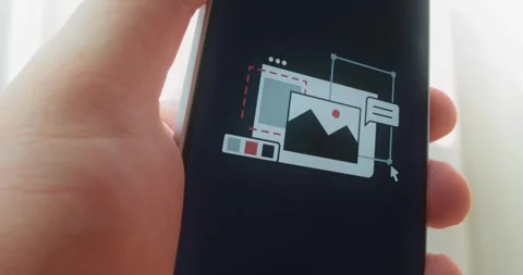 Key elements and concepts of web design, presentation Video stock 313443040