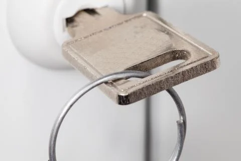 Key in filing cabinet Stock Photos