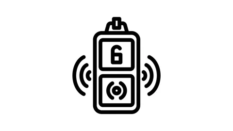 Key finder accessory line icon animation Stock Footage 326751067