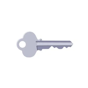 Key Flat Illustration. Clean Icon Design Element on Isolated White Background 스톡 일러스트