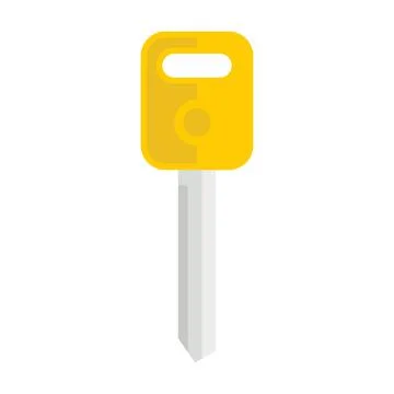 Key flat illustration Stock Illustration