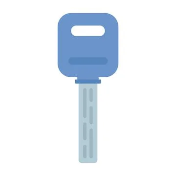Key flat illustration Stock Illustration