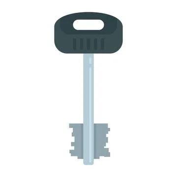 Key flat illustration Illustrazione stock