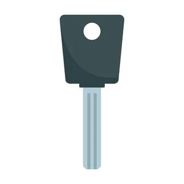 Key flat illustration Stock Illustration