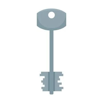 Key flat illustration 스톡 일러스트