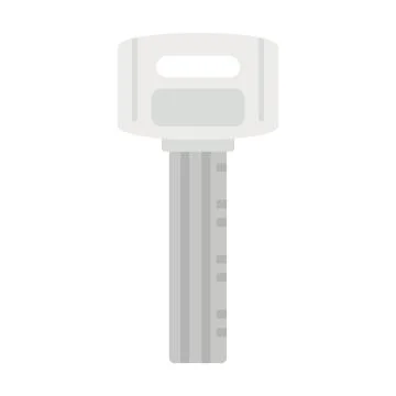 Key flat illustration Stock Illustration