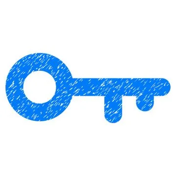 Key Grainy Texture Icon Stock Illustration